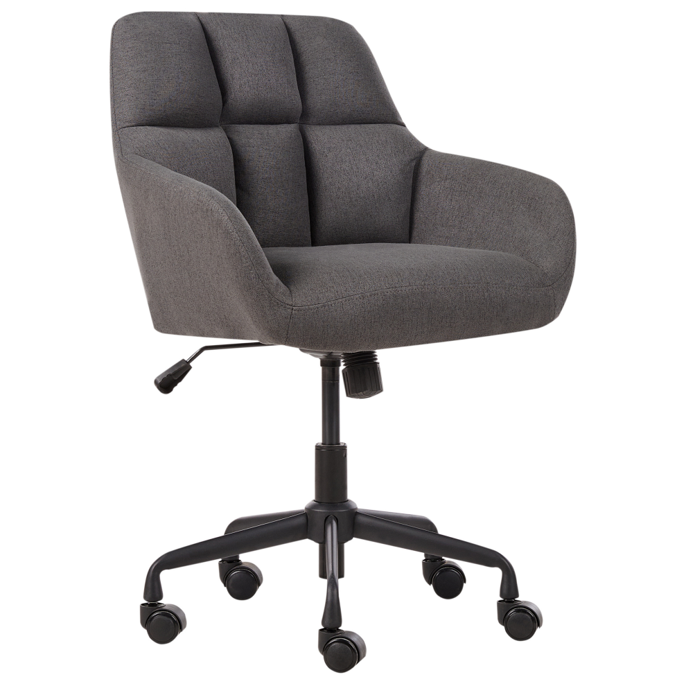 Beliani Desk Chair Palmdale Grey