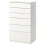 IKEA VIHALS 6 Drawer Chest 70x47x120cm 2