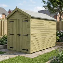 7 x 10 Apex Shed Tanalised (Double Door, No Windows)