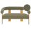 Beliani Sofa 2 Seater ILBRO Boucle Green/ Light Brown 1