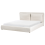 Beliani Bed Fabric BAJONNA 180 x 200 cm (EU Super King) Light Beige 1
