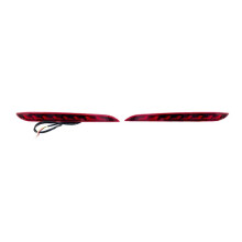 Car Rear Bumper Light LED Dynamic Turn Signal Lights Rear Warning Lamp Reflector for Sonata 2015-2017