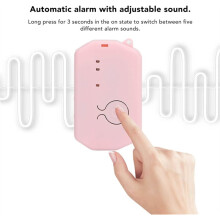 Infusiealarm, Oplaadbare USB-Nachtlamp met Infusieherinnering voor Het Bewaken van Vochttoediening (Roze)