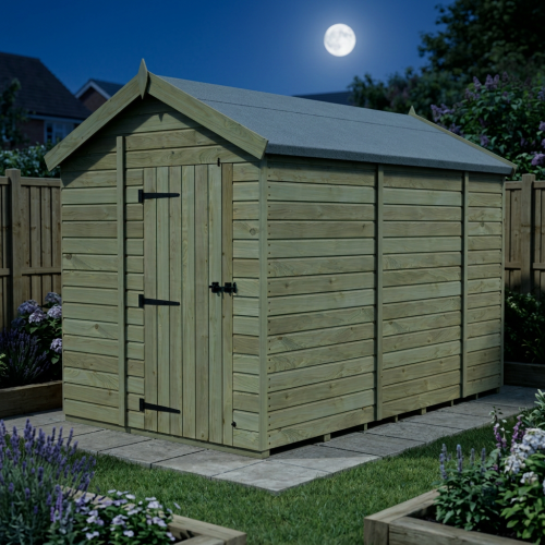 7 x 10 Apex Shed Tanalised (Single Door, No Windows) 2