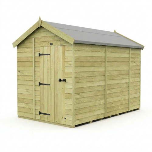 7 x 10 Apex Shed Tanalised (Single Door, No Windows) 1
