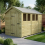 7 x 10 Apex Shed Tanalised (Single Door, With Windows) 1