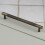 (160mm Handle) Antique Brass Knurled Solid Cabinet Handles & Knobs 1
