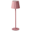 Beliani Table Lamp POMBEIRO Metal Pastel Pink 1
