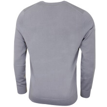 (S, Griffin) Callaway Mens Golf Ribbed V-Neck Merino Wool Branded Sweater