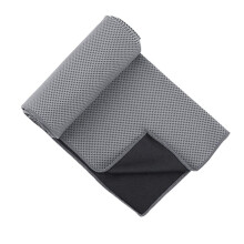 Ice Silk Towel Sports Instant Cooling Ice Towel Portable Outdoor Travel Fitness Running Swim Towel Silicone Bag Grau