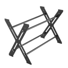 1/10 Scale 1.9 2.2 Wheel Rim Tire Storage Rack for RC Crawler Trax -4 -6 Axial SCX10 D90 D110 ,Black