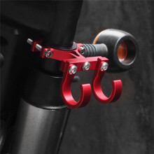 Electric Scooter Hooks Bike Shelf Tube Storage Hanger Buckle Hooks Ebikes Portable Double Helmet Rack Black