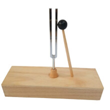 DiapasãO 256HZ com Caixa Ressonante de Madeira Ferramentas CientíFicas AcúSticas para Terapia de Som, Ioga, MeditaçãO e Relaxamento