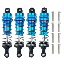 4Pcs Metal Front and Rear Oil Damper for MJX H16 16207 16208 16209 16210 1/16 RC Car Upgrades Parts,2