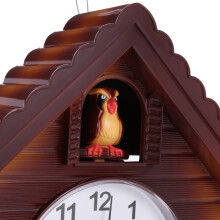 Retro Vintage Wooden Cuckoo Clocks Handcraft Carving Living Room Wall Clock Swing Timer Alarm Clocks Interiors Decoration Tools