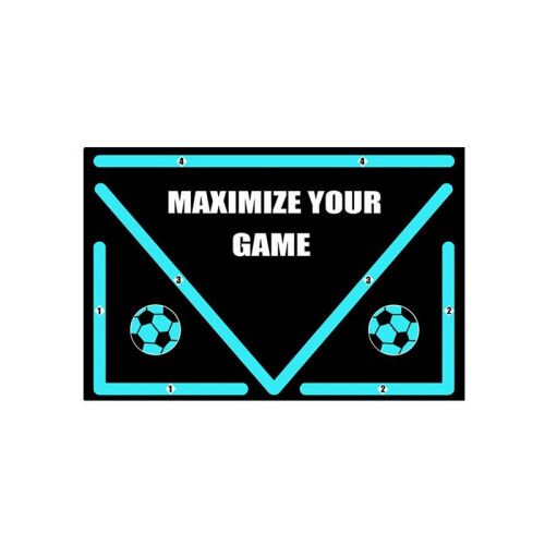Football Training Mat Silent Non-Slip Shock Absorption Footstep Training Mat