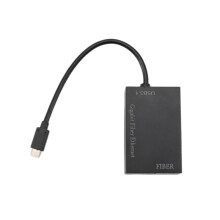 Typ-C Gigabit Fiber Ethernet-Nätverksadapter Gigabit Single Mode Optic Modul NIC RTL8153