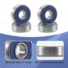 16Pcs Professional Frictionless ABEC 9 Skateboard Roller Wheels High Precision Shafts Bearing Steel Spare Bearings