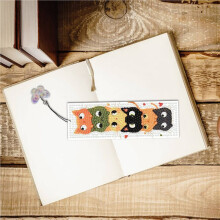 8Pcs Special Shape Animal Diamond Painting Bookmarks with Pendant DIY Diamond Art Bookmarks Kits Gift for Reader Crafts