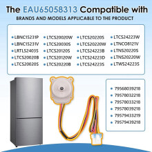 3X EAU65058313 Motor del Ventilador del Evaporador del Refrigerador para el Congelador para Reemplazo EAU63103001 AP7178307 PS16662420
