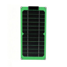 Panneau Solaire Portable 10W avec Double  USB, Chargeur de Batterie au Design Ultra-Mince pour Banque D'Alimentation, Téléphone, Camping en Plein