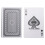 Multiplayer Game Card  Box Packed Waterproof Texas Playing Cards Plastic Durable Poker Magic Tricks Tool,Black 1