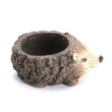Maceta para Flores Suculentas, Maceta de Resina, Maceta Suculenta de Resina para Escritorio de Oficina, Adorno de Mesa, Erizo