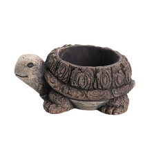 Maceta para Flores Suculentas, Maceta de Resina, Maceta Suculenta de Resina para Mesa de Escritorio de Oficina, Adorno de Tortuga