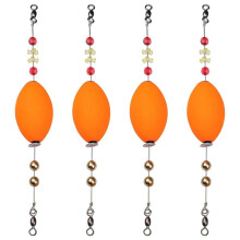 Popping Corks for Saltwater Freshwater Fishing Popper Floats Redfish Speckled Trout Sheepshead Flounder Orange