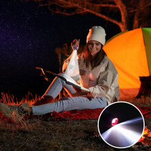 42pcs Torch Key Ring LED Key Pendant Torch Aluminium Small Hand Lamp Torch Children for Outdoor Camping Cycling