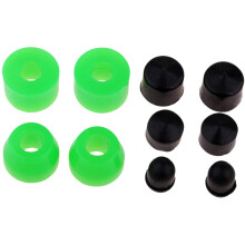 10 Pezzi Boccole per Skateboard Longboard Boccole Coniche Boccole perni Set Accessori per Camion Longboard Verde