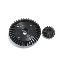 For XV02 TT02 TT02B 1/10 RC Car Upgrade Parts Differential Teeth+Shell Gear Kit RC Car Accessories Red
