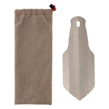 Pure Titanium Ultralight Potty Trowel Outdoor Compact Poop Shovel/Trowel Multi Tool for Hiking Camping and Survival
