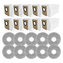 20 St Moppdynor/Dammpåse för X20 /X20 Max/X10+/Mijia M30S/M40 för L10 Ultra/L20 Ultra/L30 Ultra