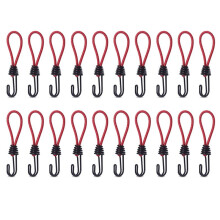 Tent Elastic Rope Hook Multifunctional Outdoor Camping Rainproof Tent Fixing Rope Tent Rope Tie Quick Buckle Hook,Red