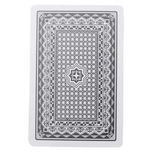 Multiplayer Game Card  Box Packed Waterproof Texas Playing Cards Plastic Durable Poker Magic Tricks Tool,Black 1