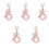 O Style Letter Keychain Cute Initial Letter Keychain Handle Pendant 1