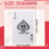 Multiplayer Game Card  Box Packed Waterproof Texas Playing Cards Plastic Durable Poker Magic Tricks Tool,Black 6