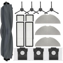 Accessories Kits for Mova S10 Robot Vacuum Replacement Parts Main Side Brush Hepa Filters Mop Pads Dust Bags