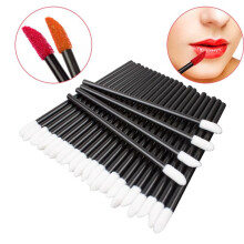 100 StüCk Tragbare Lippenpinsel Einweg-Lippenstiftpinsel Schwarz Beauty Makeup Tools