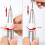 2X Ponceuse à Ongles Électrique Professionnelle, Poignée, Lime, Ponceuse, Accessoire de Manucure, Prise CC 7