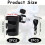Set of 2 Stroller Cup Holders,Includes 2 Hooks,Universal, Adjustable, 360-Degree Rotation,for Strollers, and Wheelchairs 6