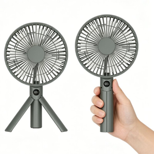 Ventilatore da Campeggio Versatile con Treppiede - Ideale per Tenda, Scrivania e Soffitto. 2