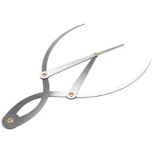 1 Pcs Mean Calipers Golden Ratio Calipers Stainless Steel Eyebrow Ruler 1:1.618 Measure Tool for Tattoo Makeup