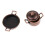 Dolls House Miniature Kitchen Cookware 4 Pieces Metal 5