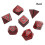 Yellow 7 Pcs for TRPG DND Dice Set Acrylic Multi-Sided 7-Die D4-D20 Polyhedral Dice Table Game Math Tabletop 3