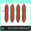 4 Pcs Main Brush for  Mijia M40S/OV31CN Sweeping Machine Accessories Main Brush Replacement Parts 3