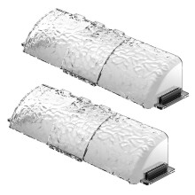Air Vent Deflector 9-15 in, Aerospace-Grade Plastic, Strong Magnetic AC/Heat Vent Covers 2-Pack