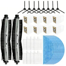 For A30 Pro Vacuum Main Roller Brushes Side Brushes Filter Mop Cloth Dust Bag Replacement Parts