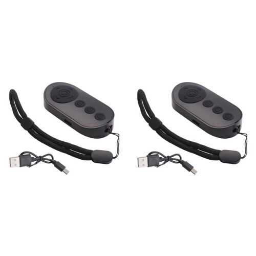 2X Wireless Camera Remote Control with Zoom for  & Android, for Photo & Video, Smartphone Remote Clicker 1